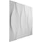 Ekena Millwork 19 5/8in. W x 19 5/8in. H Willow EnduraWall Decorative 3D Wall Panel, White, 10PK WP20X20WWWH-CASE-10 - alternate 7